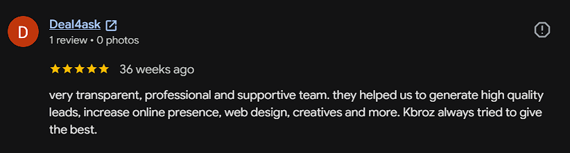 Client review